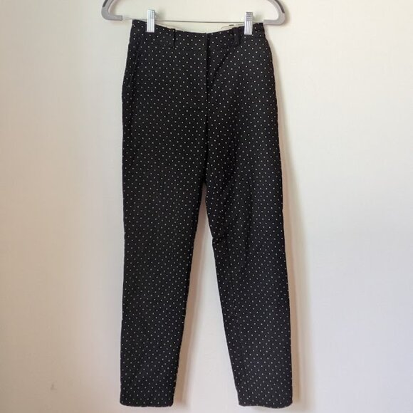 Topshop Polka Dot Pants Size 2 XS Extra Small - Picture 1 of 4